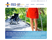 Tablet Screenshot of med-ap.pl